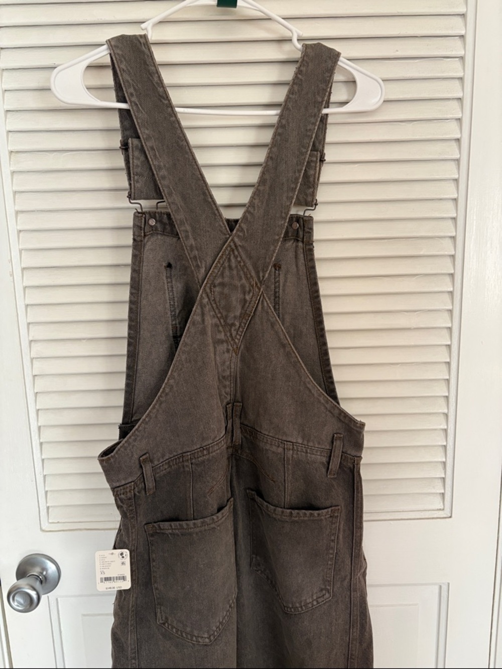 Free People We the Free barrel overalls gray - Picture 5 of 7